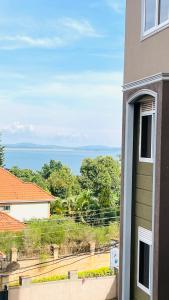 a view of the ocean from a building at Lake View Muyenga Apartment in Kampala +19 photos