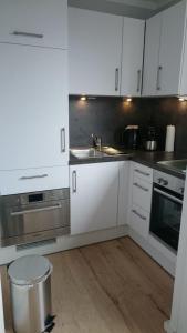 Köök või kööginurk majutusasutuses Basislager Altenau