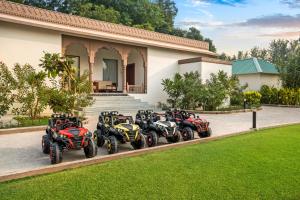 Zahrada ubytování ZANA Luxury Forest Resort, Ranthambore