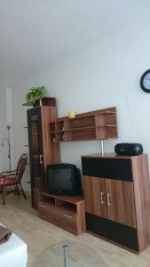 ครัวหรือมุมครัวของ Ferienwohnung am Markt