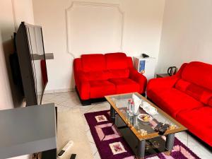 Istumisnurk majutusasutuses Prodiges Hôtel