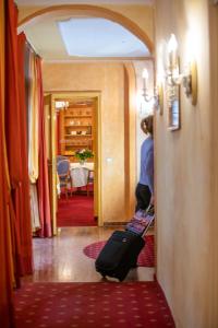 Predel za sedenje v nastanitvi Romantik Hotel Bülow Residenz