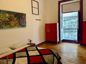 Posezení v ubytování Art Hostel Casa Chaman