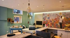 TV a/nebo společenská místnost v ubytování Magazzini Sasso Guest House