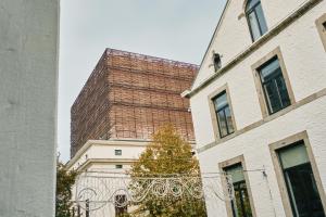 El edificio en el que está el departamento