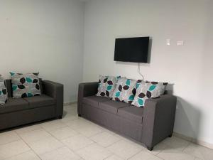 Posezení v ubytování Departamento Completo Céntrico Ideal Para 3