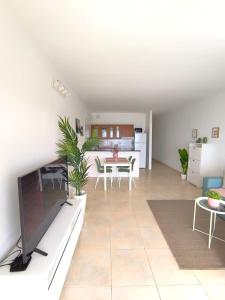 TV a/nebo společenská místnost v ubytování ROSA DE MAR 1 - parking, pool, beachfront, tv channels + 27 fotografií