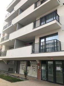 Balkón nebo terasa v ubytování Blue City Residence Sibiu