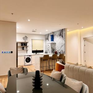 Køkken eller tekøkken på Luxury Smart Apartment A11