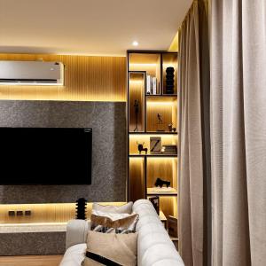 Et tv og/eller underholdning på Luxury Smart Apartment A11