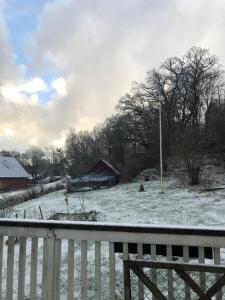 Magnoliabackens Bed and Breakfast v zimě