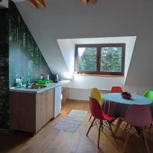 Η κουζίνα ή μικρή κουζίνα στο House Apartments Jahorinko
