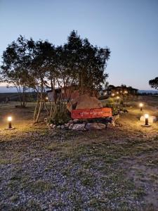 Κήπος έξω από το Cabañas Altos de Kamiâre