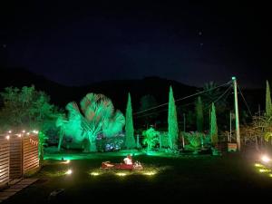 Zahrada ubytování Cabaña Los Pinos