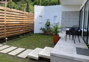 Zahrada ubytování Cabaña Los Pinos