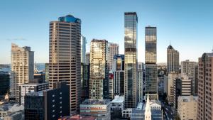 Nespecifikovaný výhled na destinaci Auckland nebo výhled na město při pohledu z hotelu