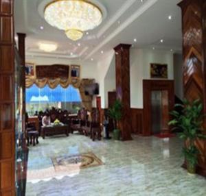 Restaurace v ubytování Emerald BB Battambang Hotel