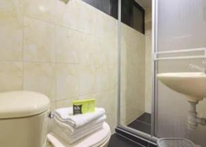 Koupelna v ubytování Hotel Colombia Avenida