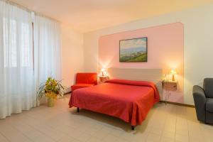 Cama o camas de una habitación en Hotel San Rufino