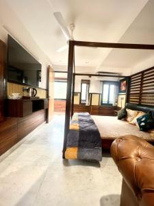 Postel nebo postele na pokoji v ubytování House Of Comfort Delhi