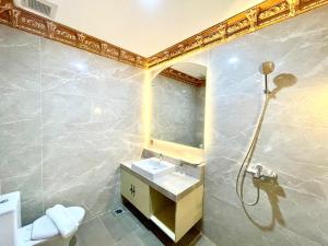 Koupelna v ubytování Atiyan Hotel Syariah