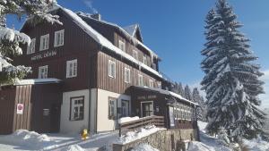 Hotel Děvín v zimě