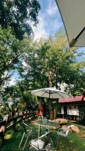 En hage utenfor Haowangjiao Homestay