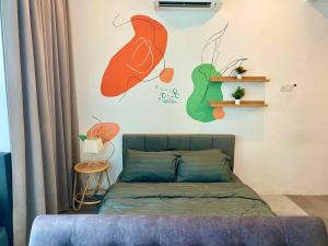 Χώρος καθιστικού στο PJ Muji Suites Free Wifi Android Tvbox 1U mall PJPAC