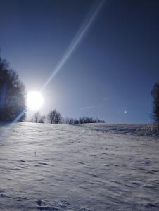 Zimmerův Statek durante l'inverno