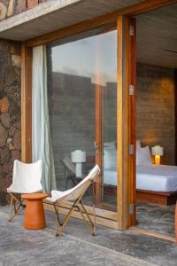 Balkón nebo terasa v ubytování Villa, Vue Mer et Piscine Privée