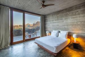 Postel nebo postele na pokoji v ubytování Villa, Vue Mer et Piscine Privée
