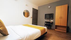 TV a/nebo společenská místnost v ubytování Hotel Crown Inn Surajkund Near Greenfield