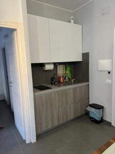 een keuken met een spoelbak en een aanrechtblad bij Al 304 a San Giovanni in Rome