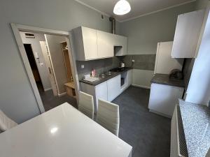 Kuchyň nebo kuchyňský kout v ubytování Apartament Kleopatra
