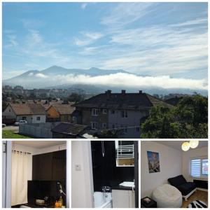 Nespecifikovaný výhled na hory nebo výhled na hory při pohledu z apartmánu