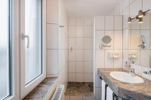Koupelna v ubytování Hotel Zur Schmiede