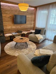 TV a/nebo společenská místnost v ubytování Appartement Everest
