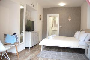 TV a/nebo společenská místnost v ubytování Hotel Sara