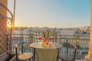 A balcony or terrace at Appartamento a 100m dal mare e dal Gaslini