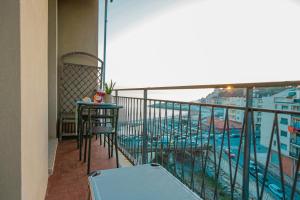 A balcony or terrace at Appartamento a 100m dal mare e dal Gaslini