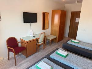 TV a/nebo společenská místnost v ubytování Frost Guesthouse