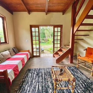 Postel nebo postele na pokoji v ubytování Casas Paraty Mirim temporada