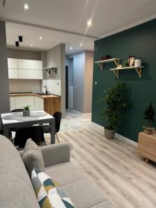Η κουζίνα ή μικρή κουζίνα στο Apartament Niedurnego 38 +9 φωτογραφίες