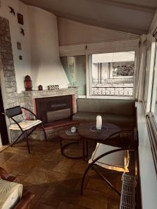 Χώρος καθιστικού στο Νautilus guesthouse