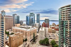 Nespecifikovaný výhled na destinaci Seattle nebo výhled na město při pohledu z hotelu