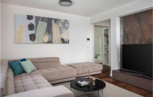 Televízia a/alebo spoločenská miestnosť v ubytovaní Pet Friendly Apartment In Zidarici