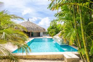 Bazén v ubytování Paradise Apartments - Curacao nebo v jeho okolí