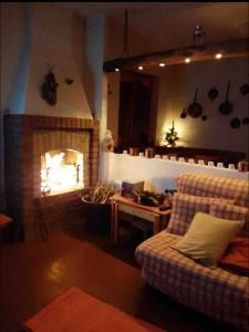 Posezení v ubytování Chalet Anna Chiara