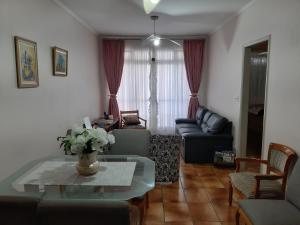 Uma área de estar em Memórias de vó