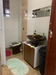 Η κουζίνα ή μικρή κουζίνα στο Casa de passeio com piscina